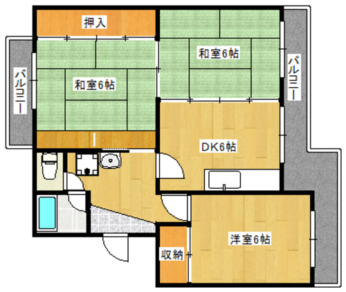 3DK→大型1LDKへ♪